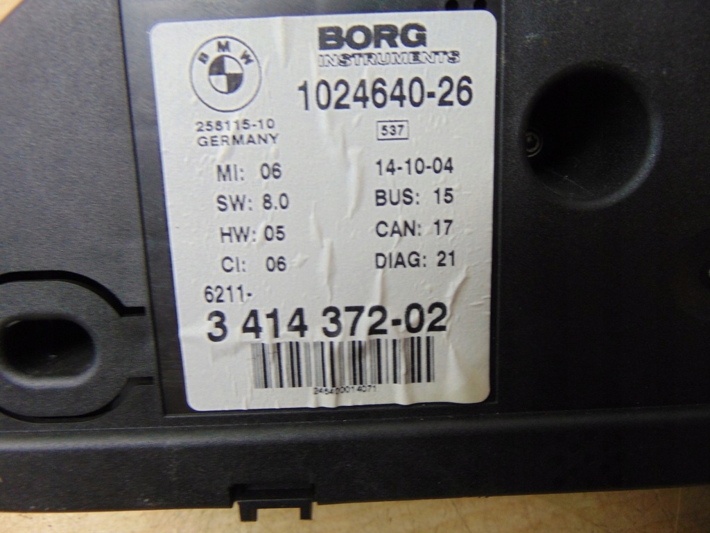 фото №13, Счетчик bmw x3 e83 2.0d 1024640 3414372