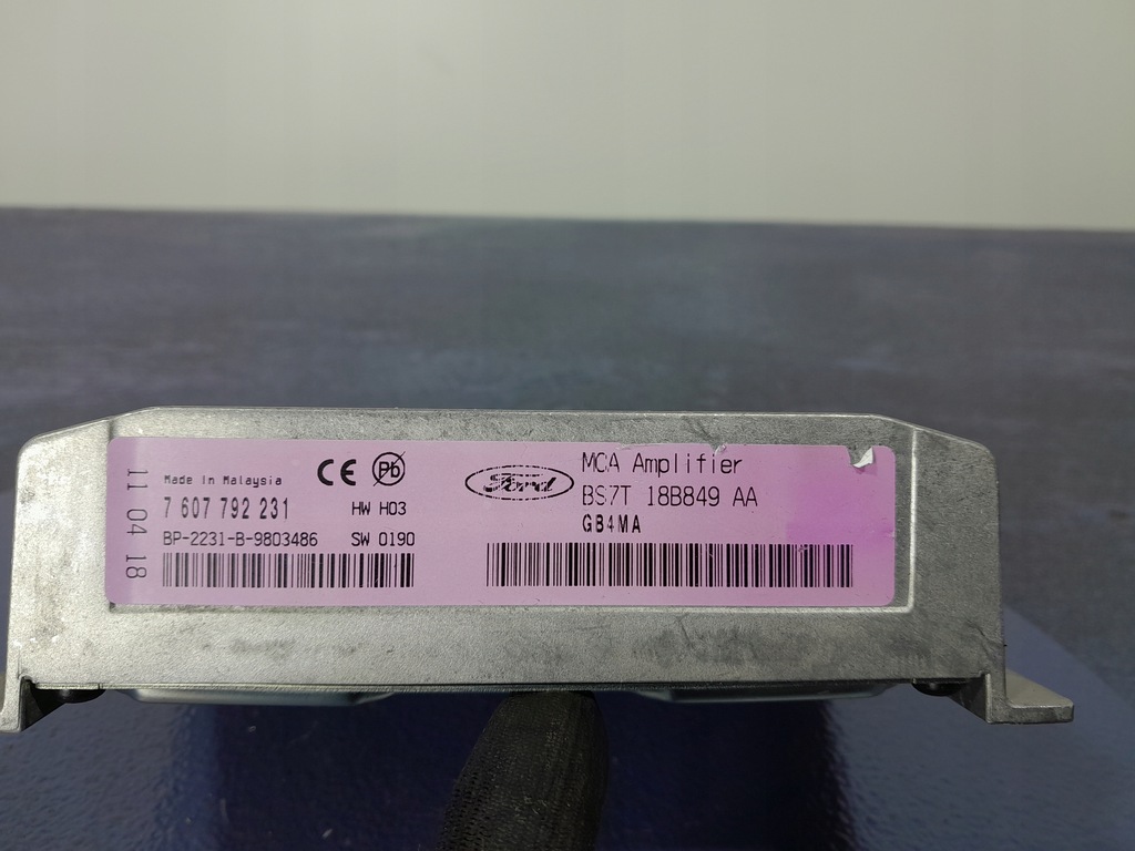 фото №4, Ford mondeo mk4 усилитель аудио bs7t-18b849-aa