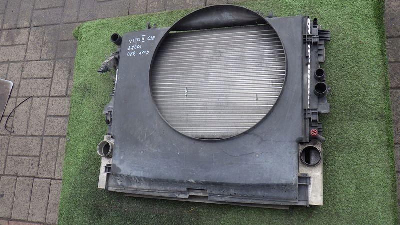 Комплект радиатор mercedes vito ii w639 2.2 cdi a6398350070 a6395011101 Недорого