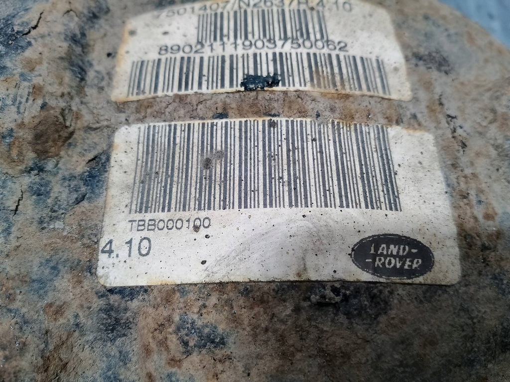 фото №8, Дифференциал задняя land rover range rover 7501407 3.0