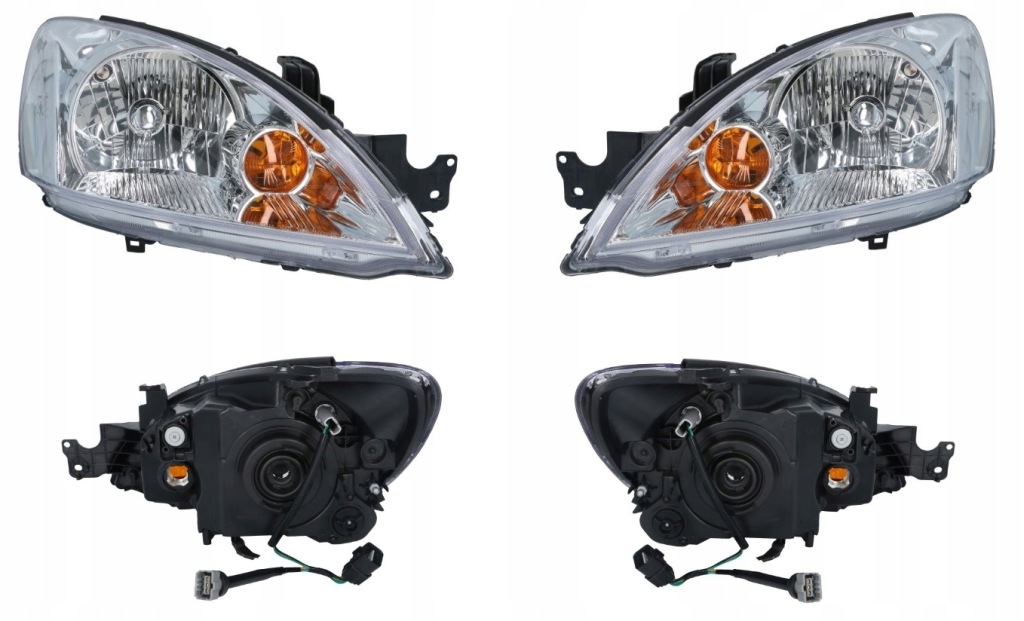 фото №1, Фара лампа mitsubishi lancer 03-08 l+p tyc