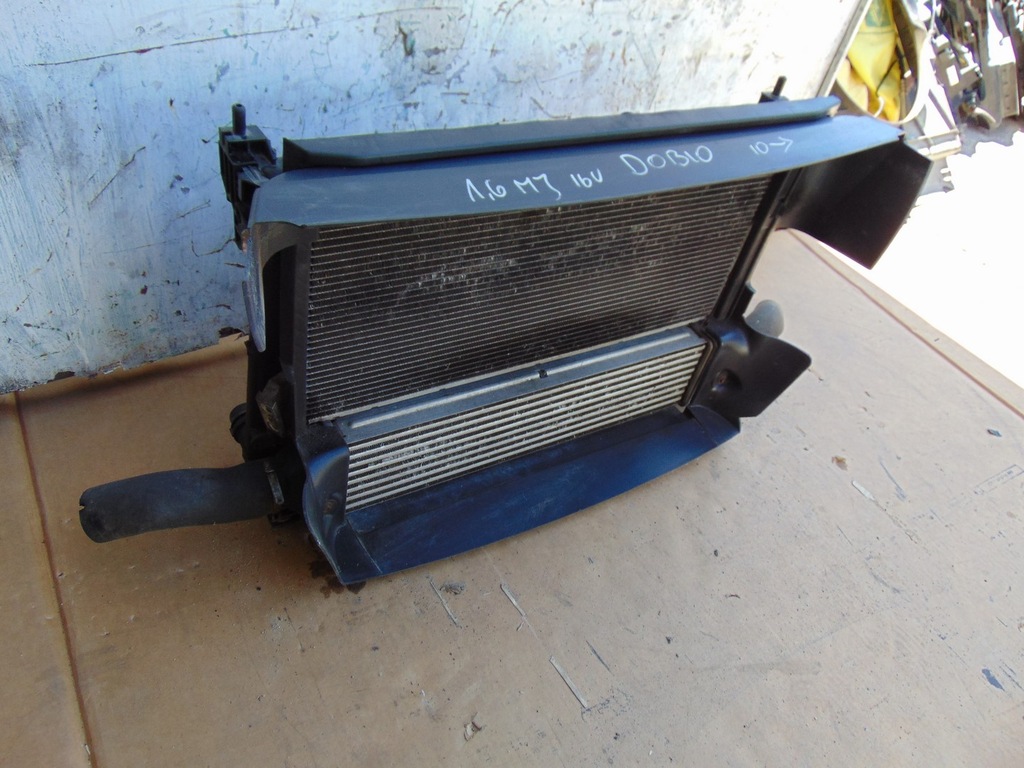 фото №5, Комплект радіатор вентилятор combo d doblo ii 1.6 cdti jtd 518207190