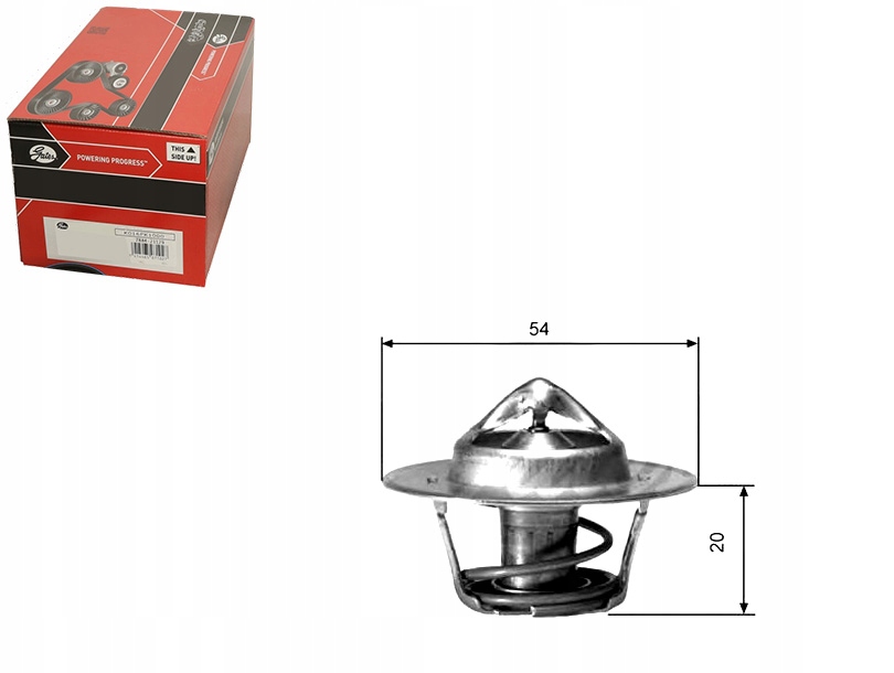 фото №1, Термостат renault gates
