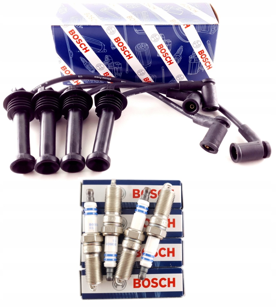 Купить Bosch кабели зажигания свечи зажигания ford focuc i ii iii c-max fiesta v vi 1.6