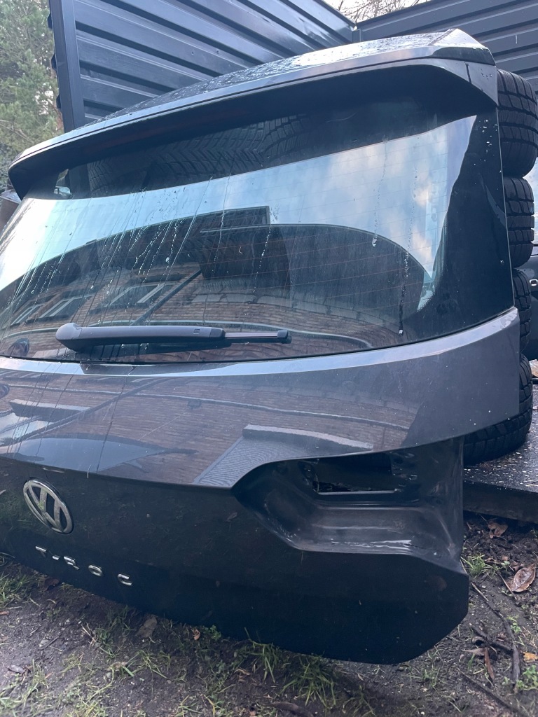 фото №4, Крышка багажника багажника комплектная vw t-roc li7f оригинал w цвет