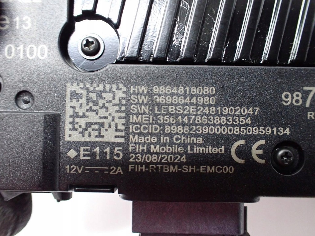 фото №12, Навігація navi радіо заводська оригінал 9853114580 opel corsa f 24r