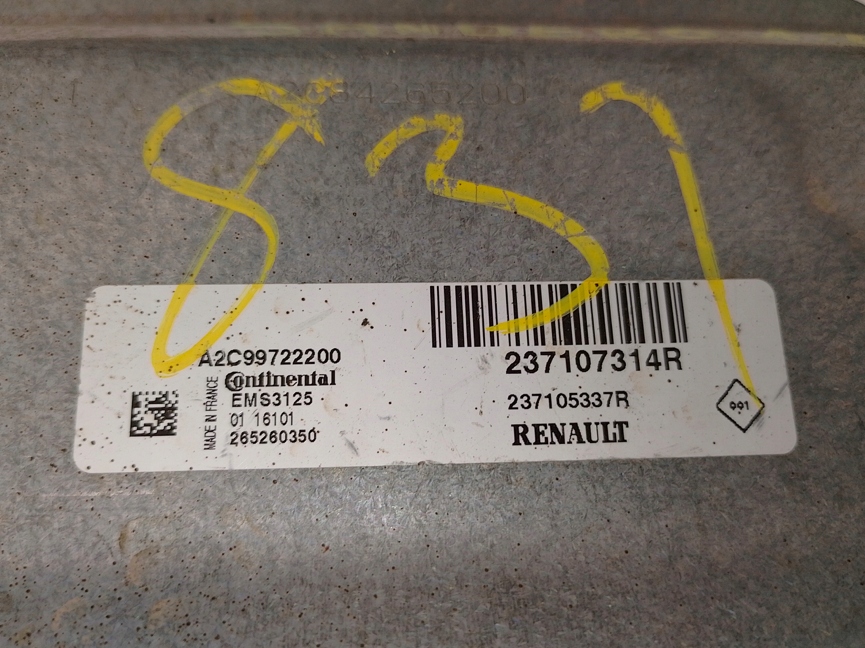фото №4, Бортовой компьютер двигателя 237107314r dacia renault