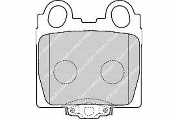 фото №1, Ferodo гальмівні колодки гальмівні lexus задня gs is 97-05 з cz