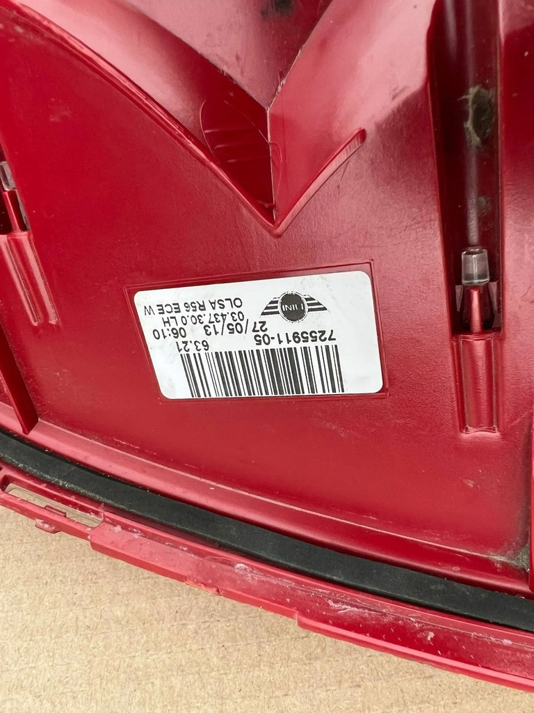 фото №5, Mini cooper r56 lift задня ліва лампа