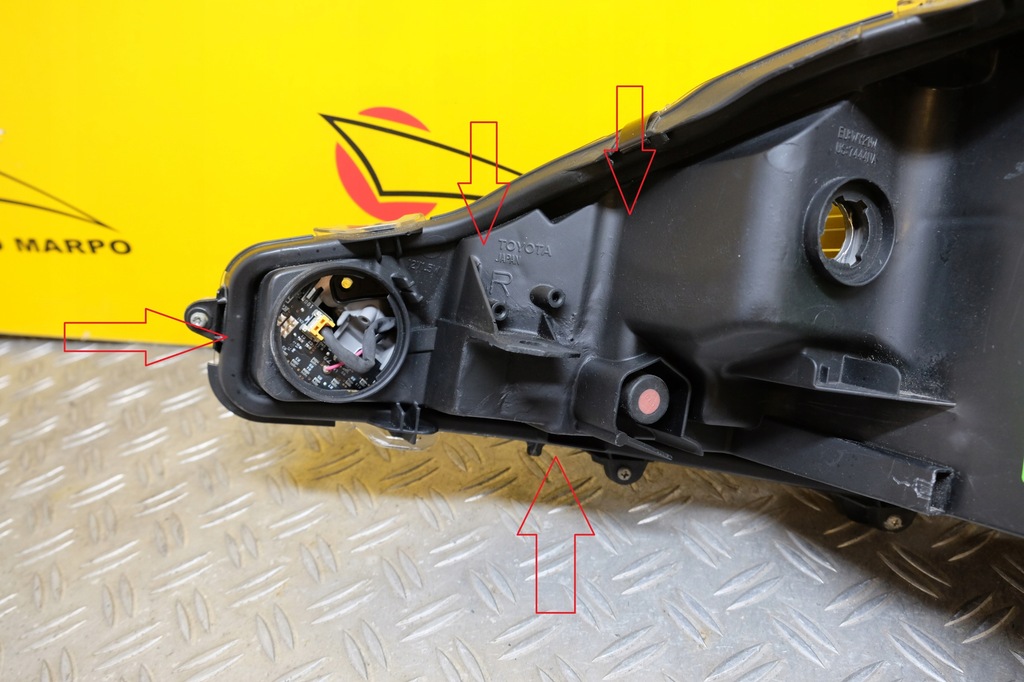 фото №12, Toyota prius c aqua lift 2017- фара лампа led правая usa