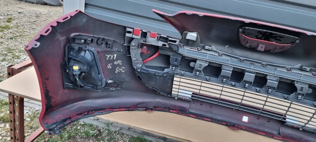 фото №11, Peugeot 308 i 2007- бампер перед оригинал h006