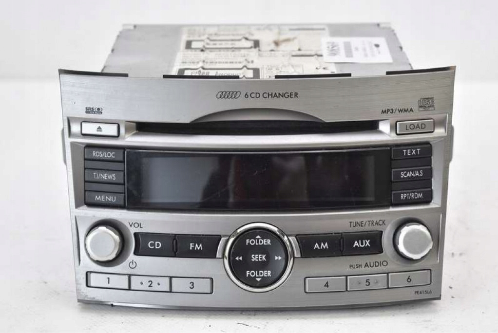 фото №1, Радио радиопроигрыватель cd mp3 wma rds 86201aj410 subaru outback 4 iv 09-12