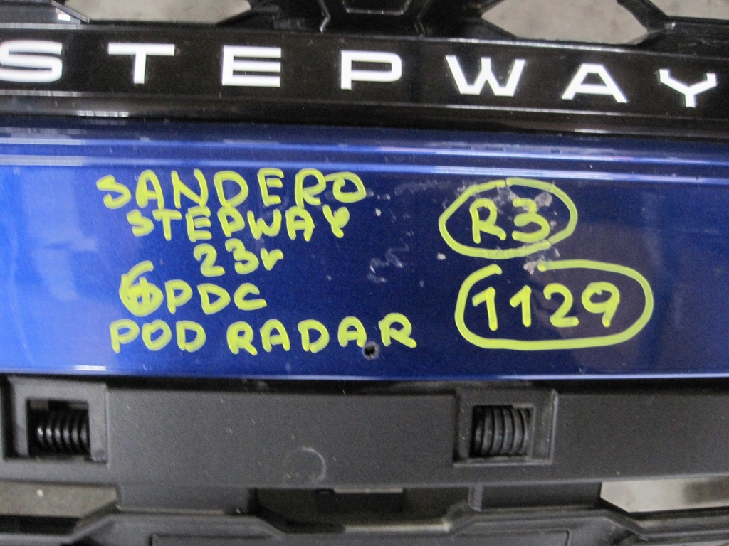 фото №11, Бампер передній dacia sandero iii 6 pdc 23r передній перед stepway