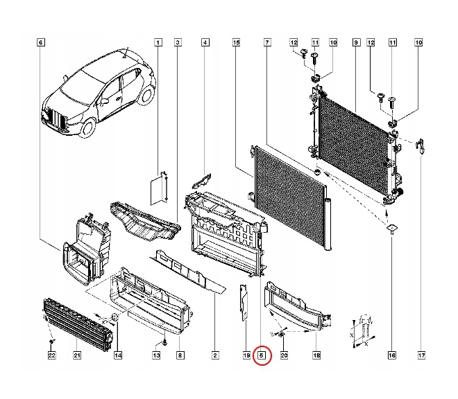 фото №9, Воздуховод впуск воздуха корпус clio iv captur