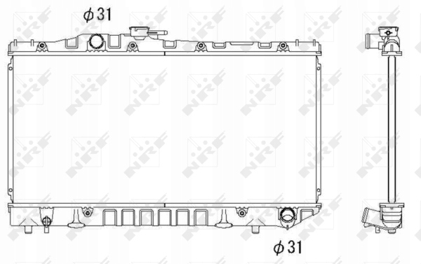 фото №11, Радіатор wody toyota carina ii 87- 516712 nrf