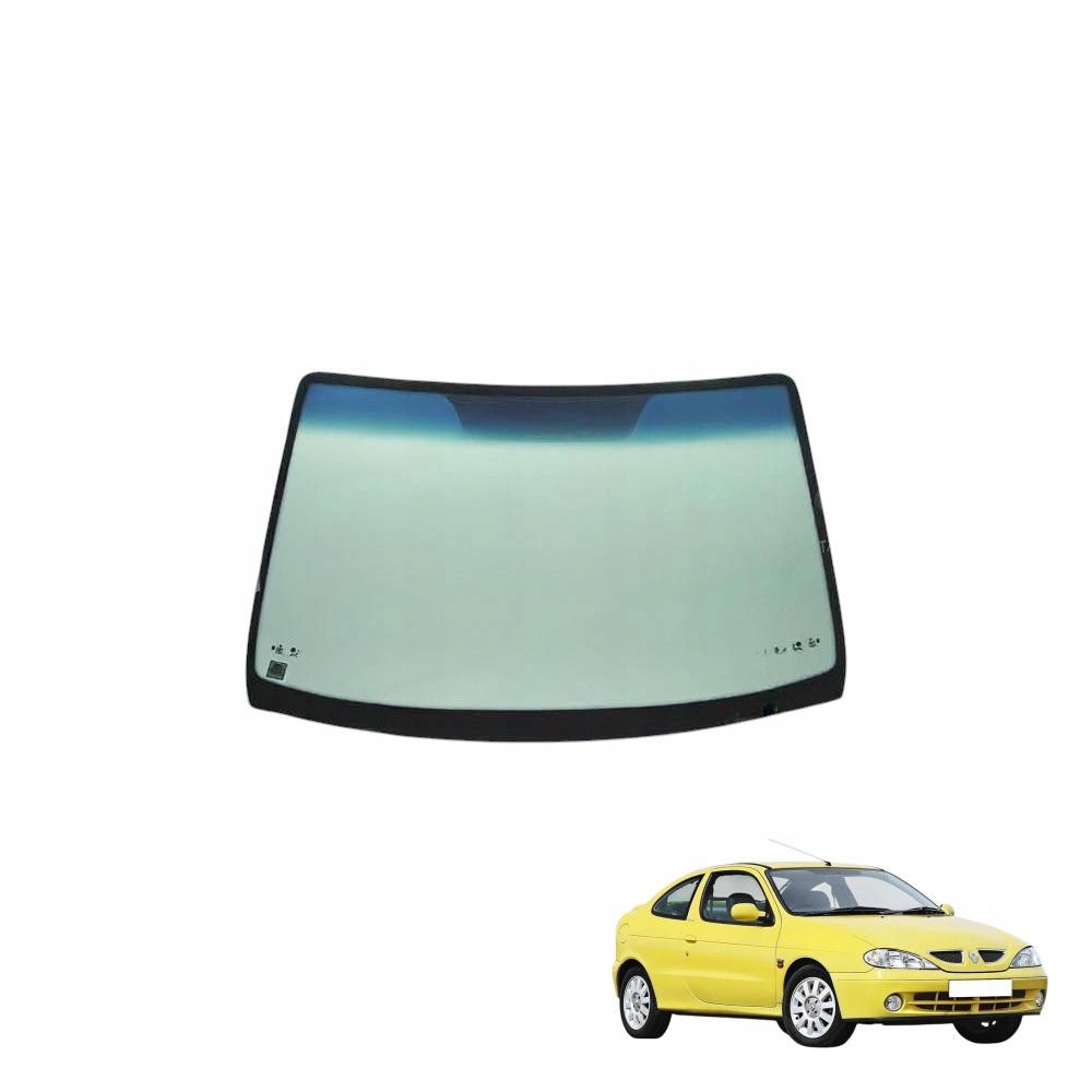 Купити Скло лобове renault megane 1995-02 зелений з zielonym ремінь
