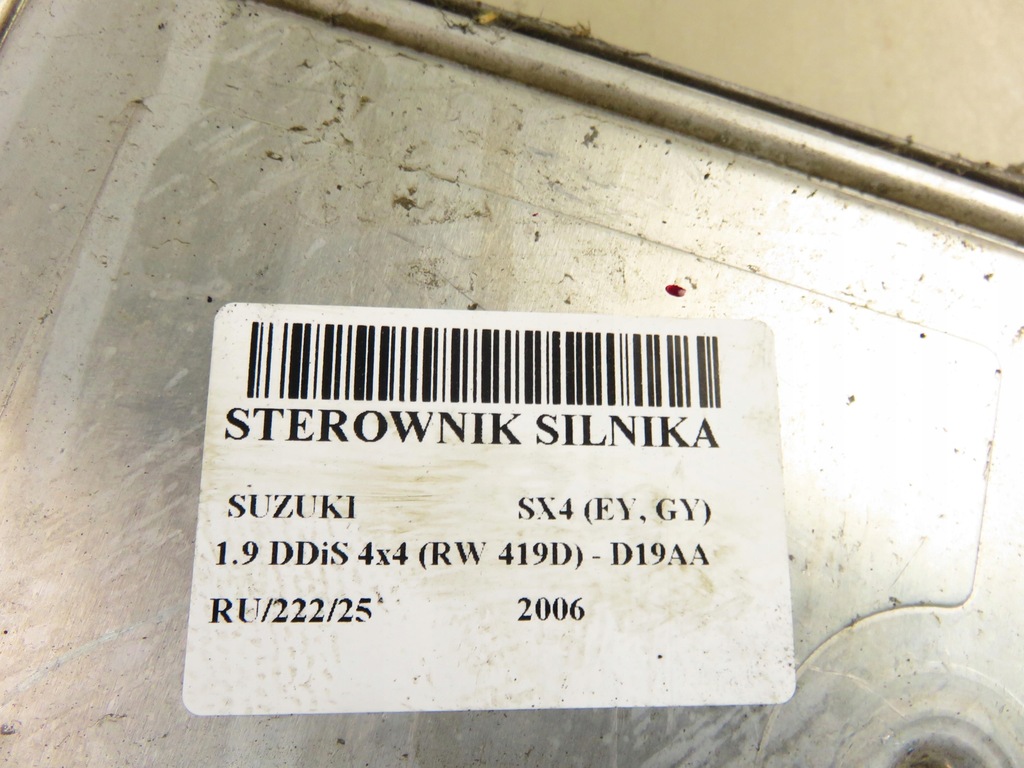 фото №13, Блок управления suzuki sx4 1.9 ddis 55204652 3392079jq0 0281012992