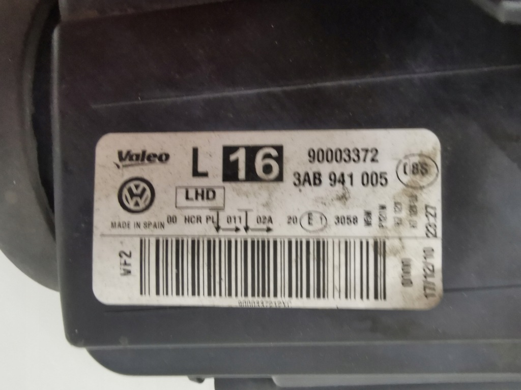 фото №13, Лампа передняя правая vw passat b7