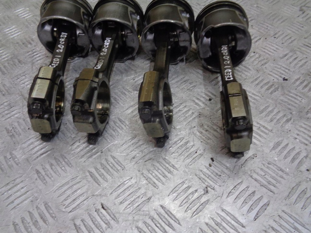 фото №5, Поршень + шатун kia ceed 1 i 2.0 crdi 140 km d4ea 2006-