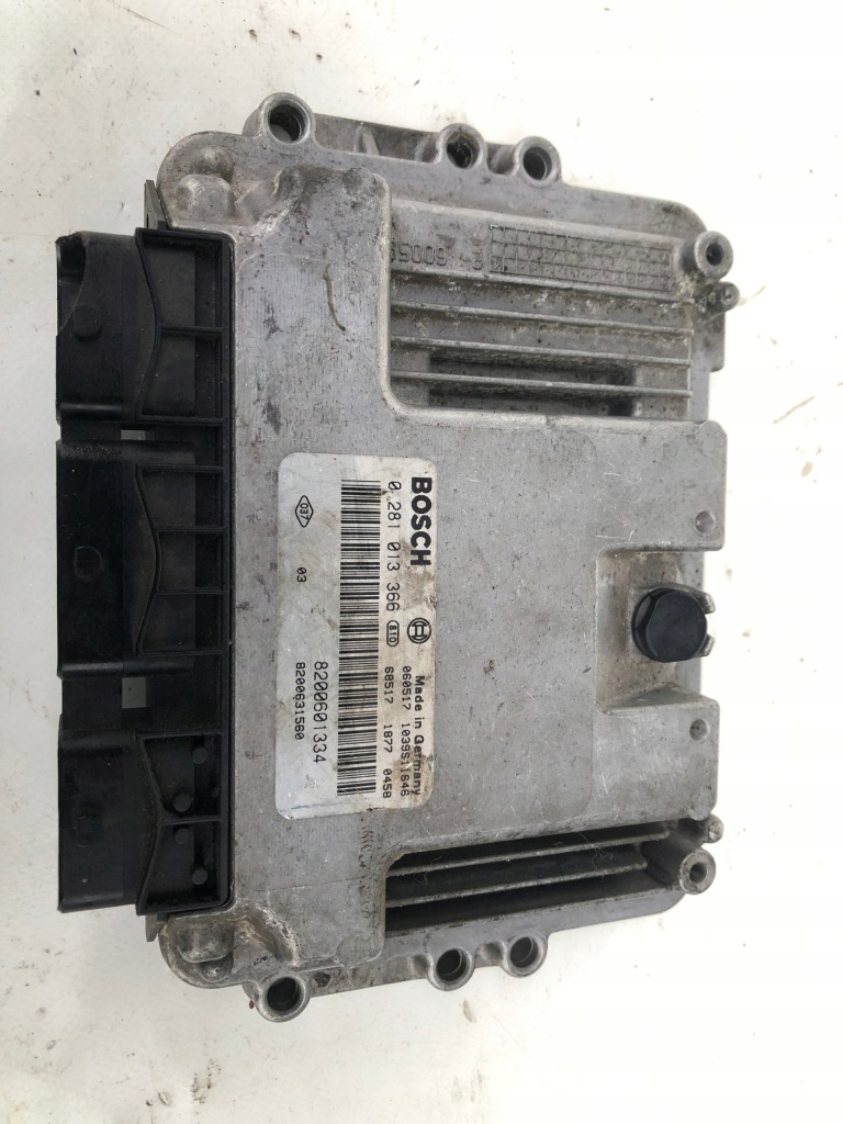 фото №1, Бортовий комп'ютер блок керування двигуна renault scenic ii megane ii laguna ii 0281013366