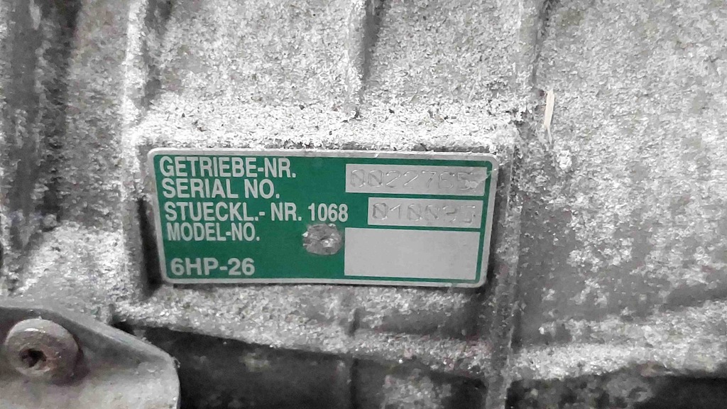 фото №8, Коробка передач передач bmw 7 e65, e66, e67 6hp26 3.6l бензиновый 200kw 2002