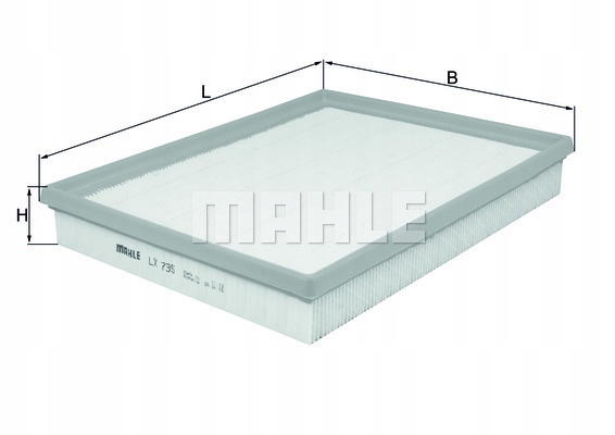 фото №2, Lx735 knecht фільтр повітря opel