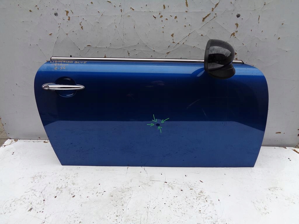 фото №1, Двері праве mini r56 lightning blue металік