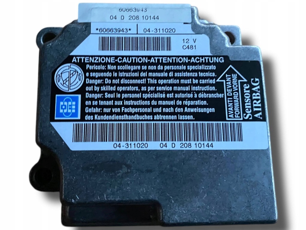 60663943 alfa romeo 156 модуль датчик подушка безпеки nowe org !j Ціна