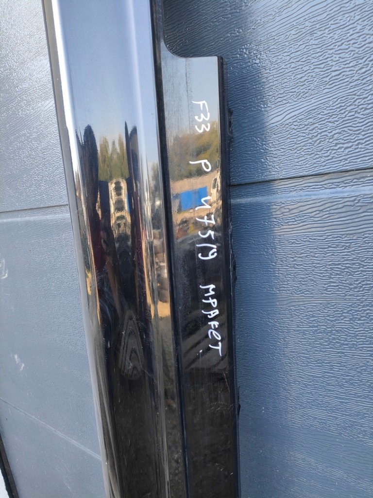 фото №8, Bmw f33 m-pakiet молдинг поріг права black sapphire