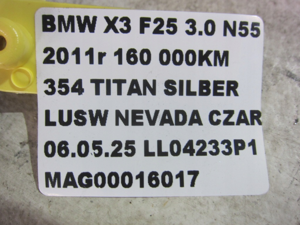 Bmw x3 f25 2.0 кабель шланг плюсовой красный аккумулятор 61129283786 Недорого