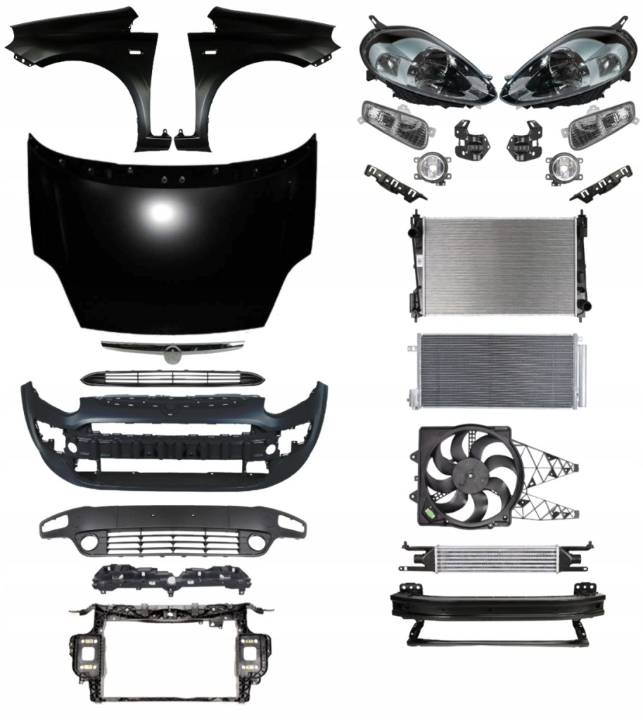 фото №1, Fiat linea 07-13 бампер капот крила