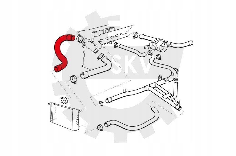 Esen skv шланг охолодження Зі Шроту