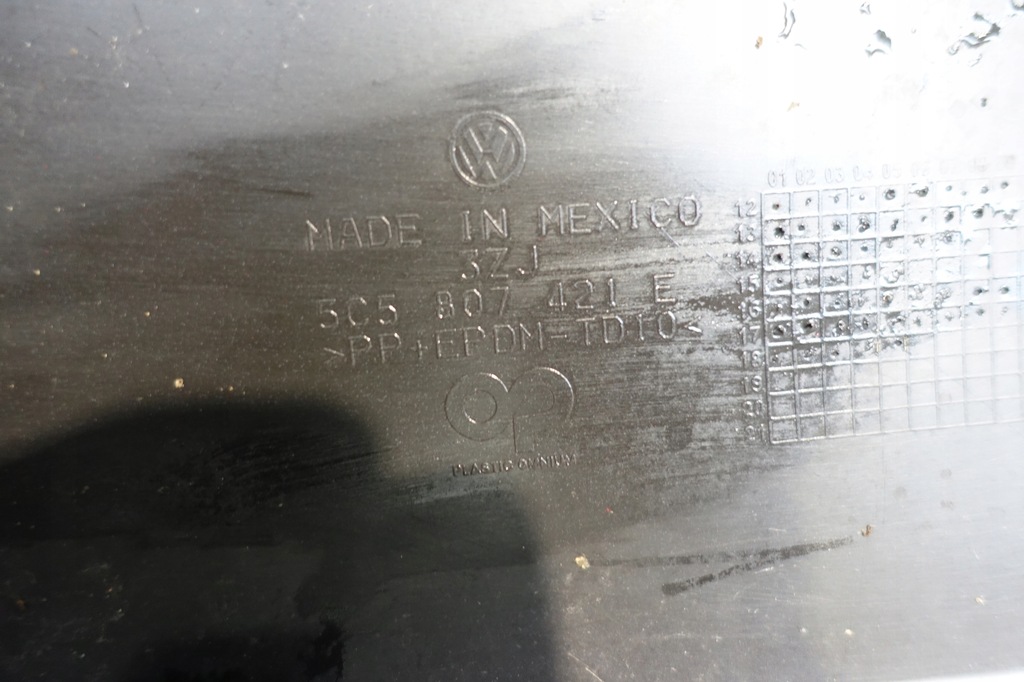 фото №9, Vw beetle 5c r-line бампер задня задній pdc дифузор спойлер ly3d