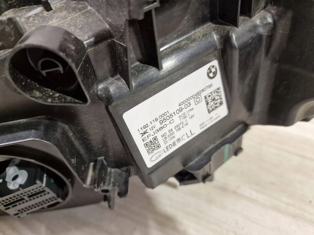 фото №9, Bmw 4 g22 g23 g26 full led лампа shadow тонированная левая лампы передние