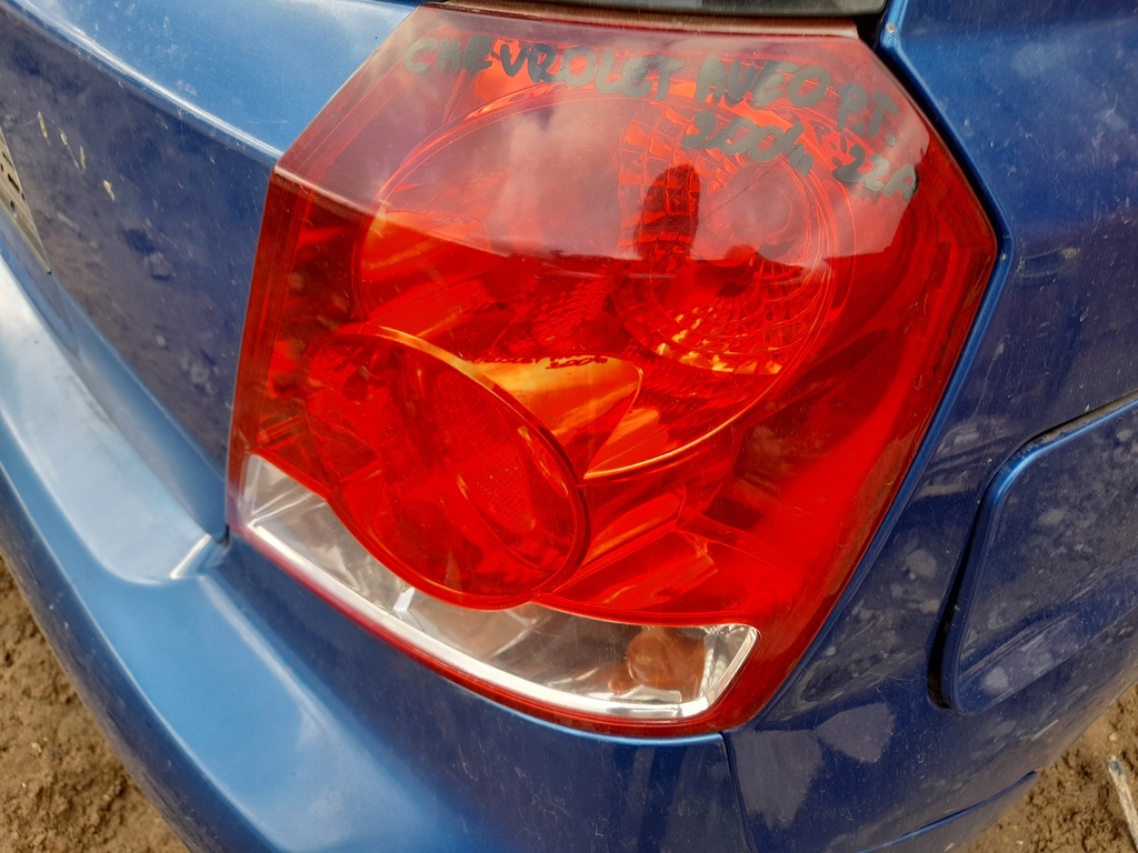 фото №6, Chevrolet aveo лампа правий задня права задня eu