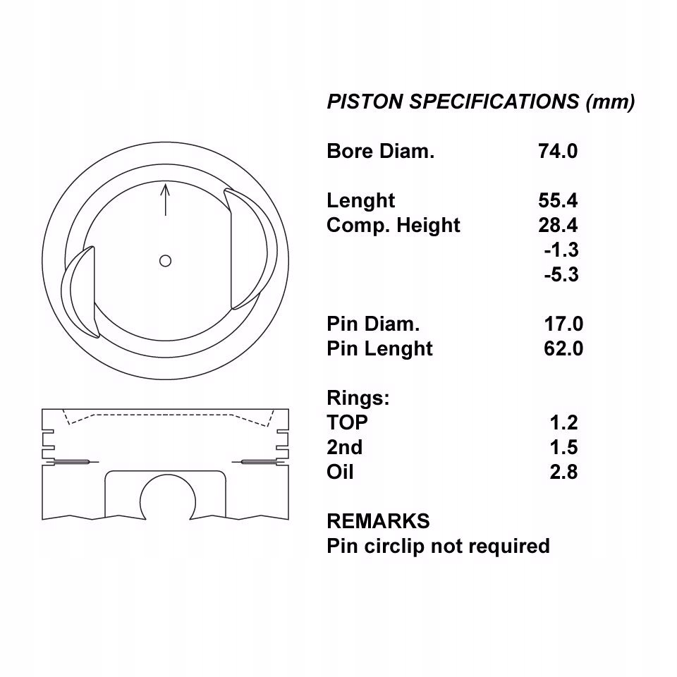 фото №1, Iap quality parts 101-16030 поршень