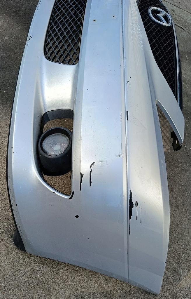 фото №4, Mazda mpv ii 02 r бампер передний перед решётка радиатора 22v