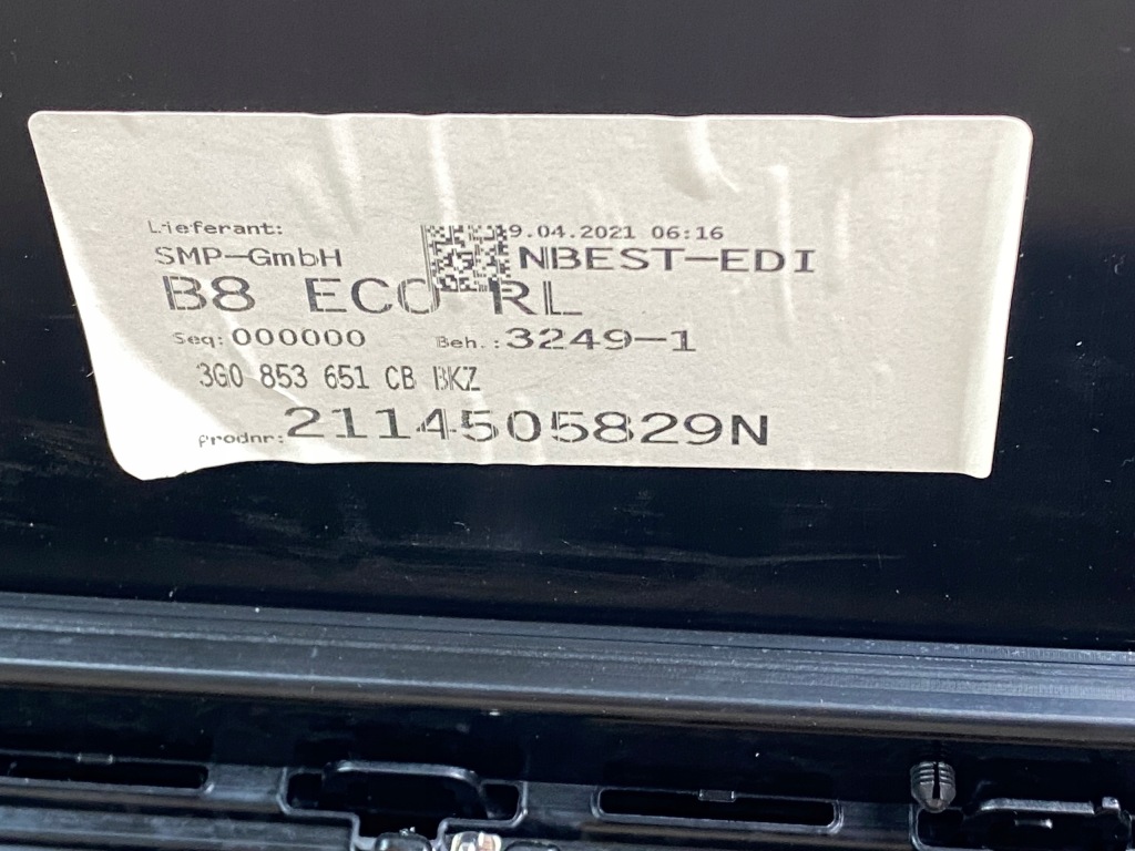 фото №7, Gd vw passat b8 r-line lift решётка радиатора радиатора 3g0853651cb оригинальная