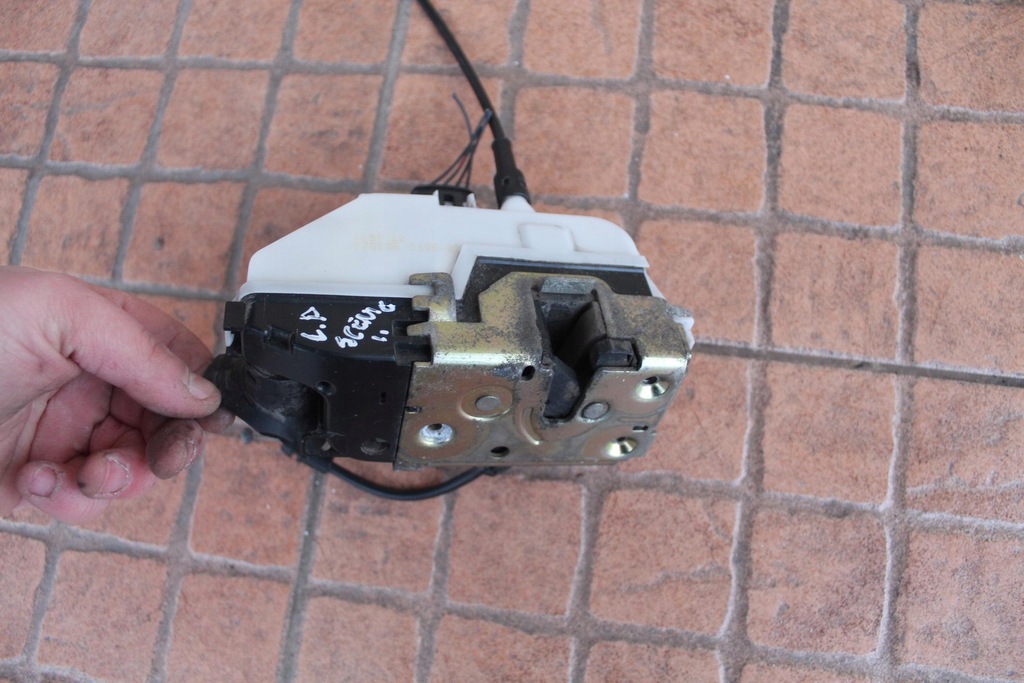 фото №4, Замок дверь левый перед 4 pin renault scenic ii