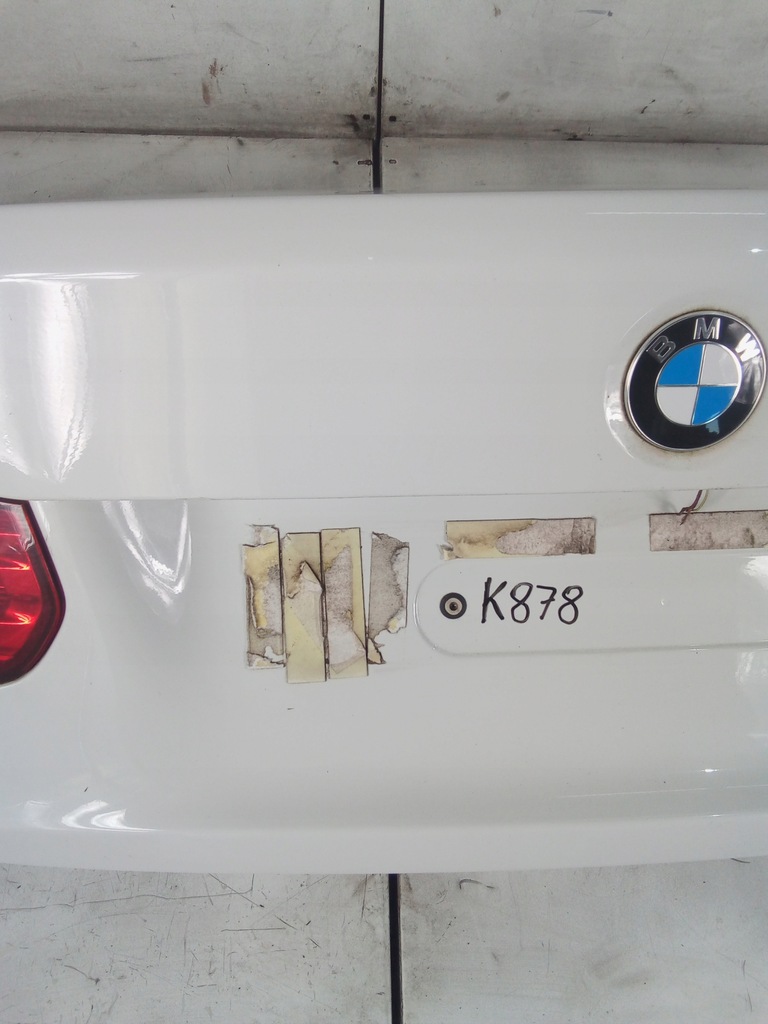 фото №4, K878 крышка багажника багажника bmw f30 alpinweiss 3