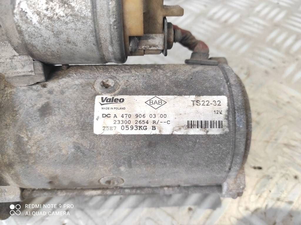 фото №6, Стартер valeo renault master iii opel movano b 2.3 dci cdti 233002654r
