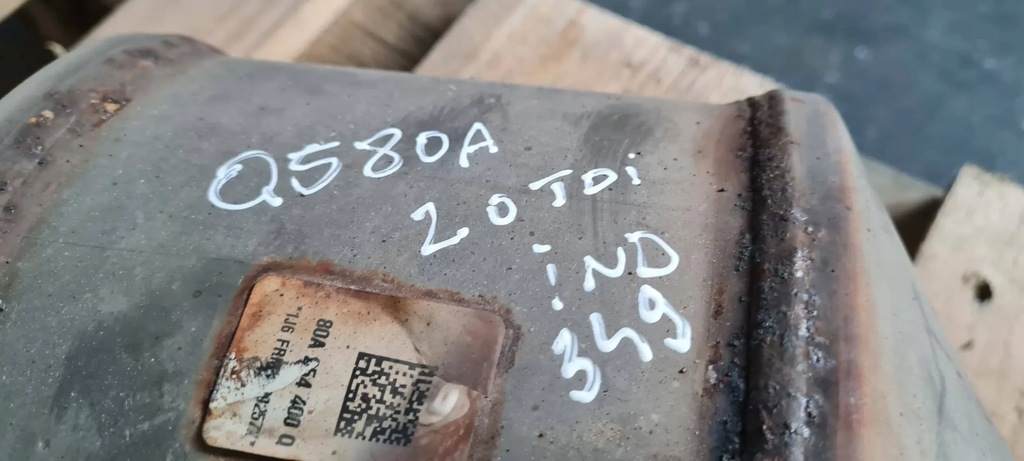 фото №6, Q5 80a катализатор дроссельная заслонка фильтр частиц твердых dpf fap 80a254400q