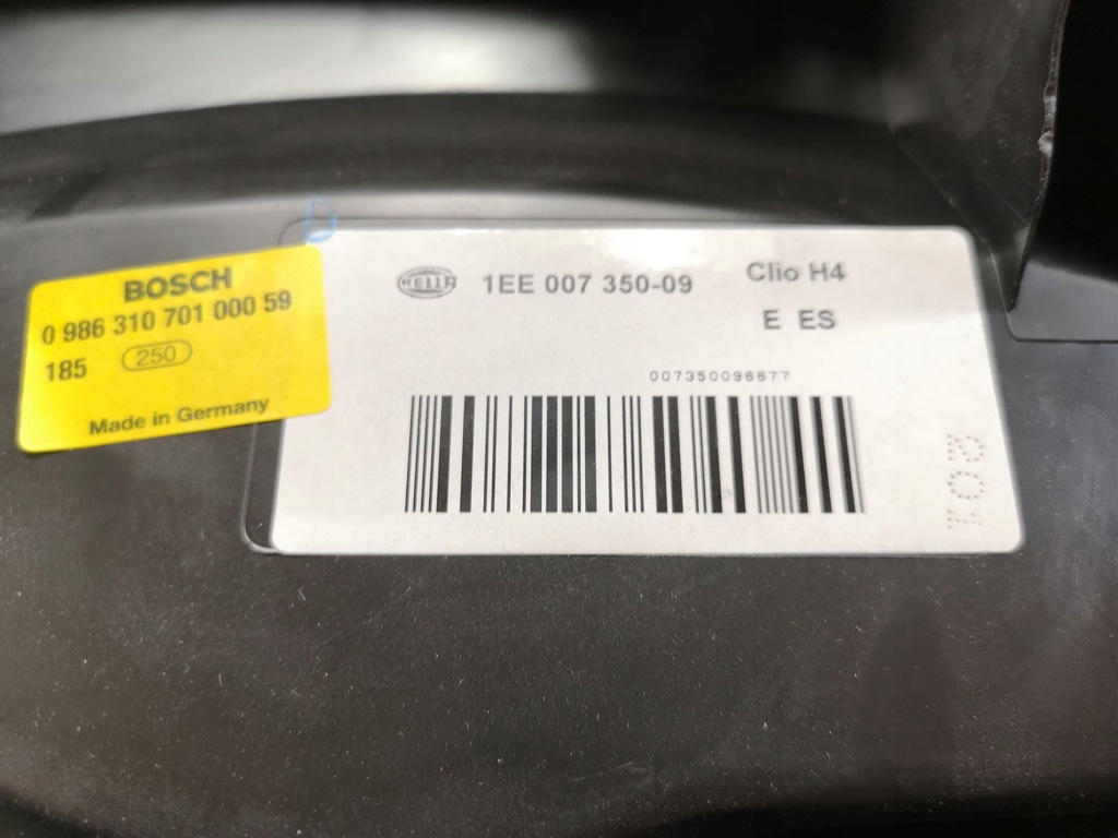 фото №5, Лампа левый перед bosch renault clio ii 98-01