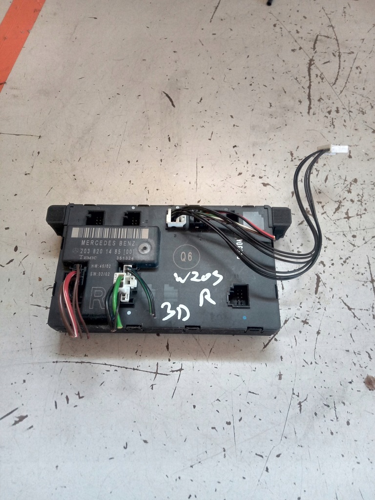 фото №1, Mercedes w203 модуль блок керування двері правий перед