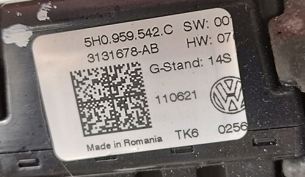 фото №9, K89 vw golf viii 8 воздуховод лепестки переключения 5h0959542c