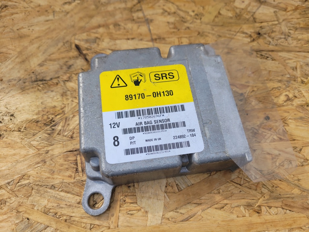 фото №1, Датчик подушка безопасности toyota aygo ii демонтаж