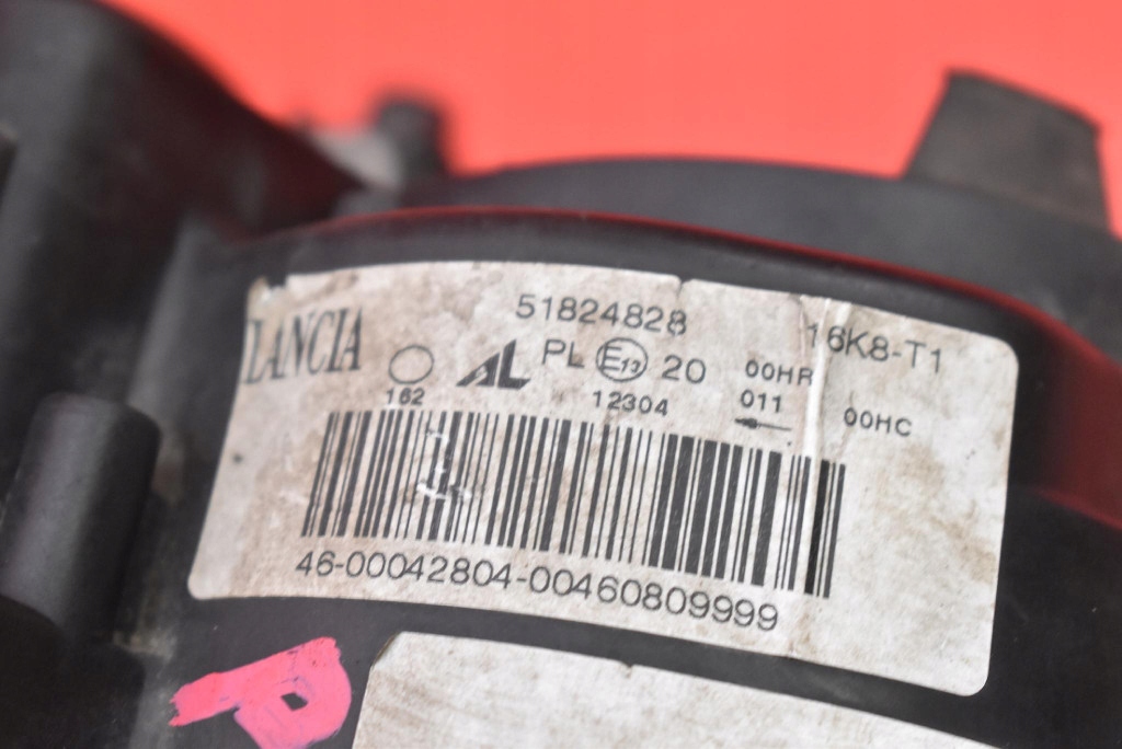 фото №6, Фара правий лампа перед лінза eu 51824828 lancia delta 3 iii 08-14