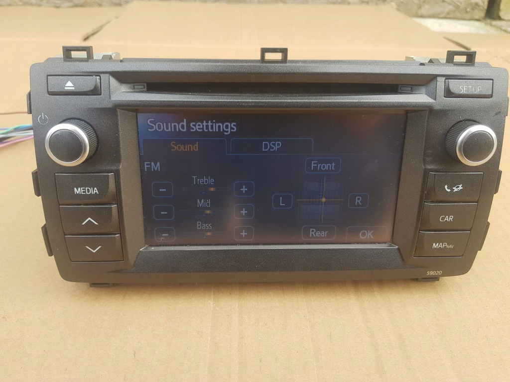 фото №6, Радіо cd toyota auris ii 2012-2015 ні гібрид