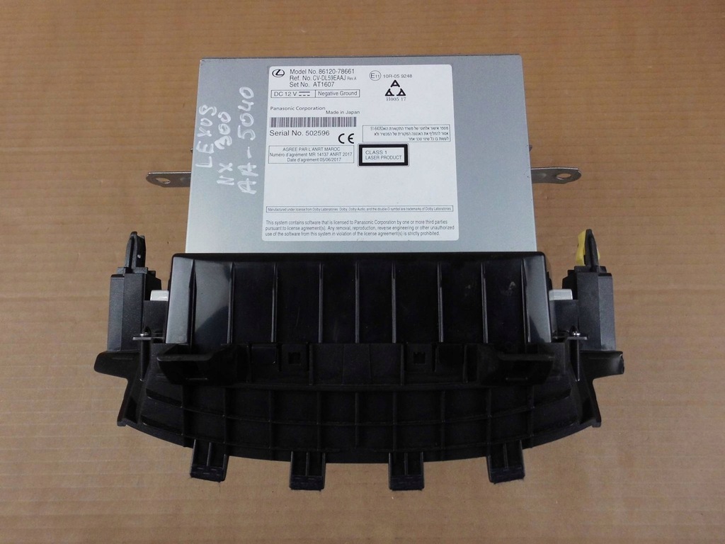 фото №7, Lexus nx nx300h 2019 lift радіо програвач cd 8612078661 86120-78661
