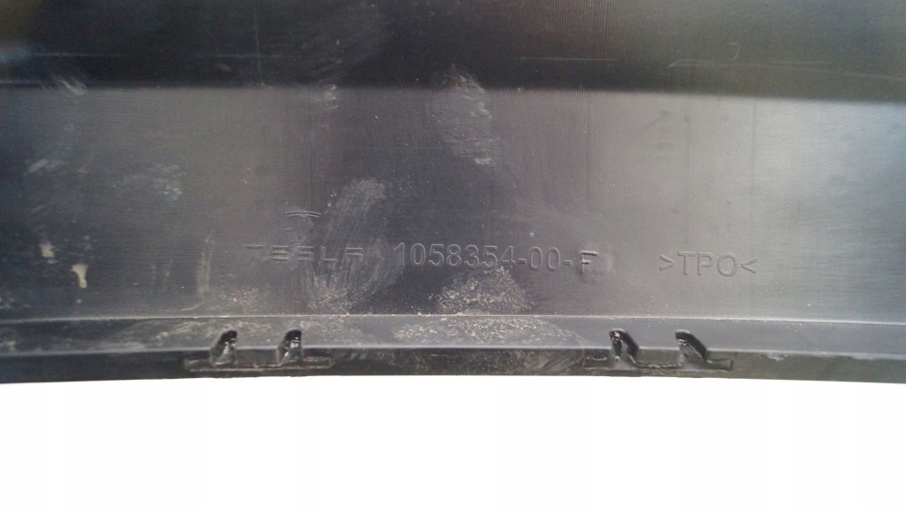 фото №7, Tesla x 15-23 спойлер бампера накладка задняя t